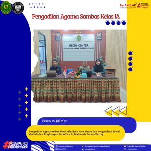 Pelatihan Juru Bicara dan Pengelolaan Sosial Media Pada 4 Lingkungan Peradilan di Indonesia Secara Daring