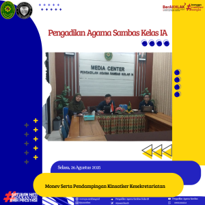 Monev Serta Pendampingan Kinsatker Kesekretariatan