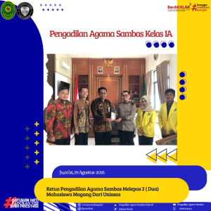 PELEPASAN MAHASISWA MAGANG  DARI KAMPUS UNISSAS