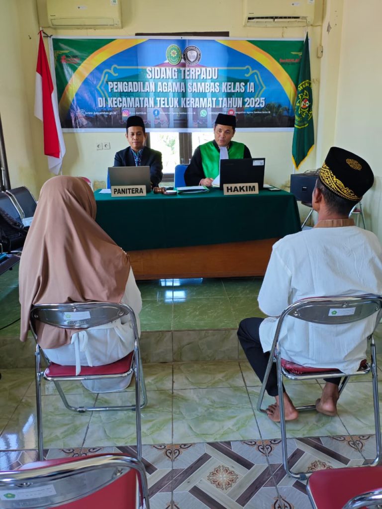 Sidang Itsbat Nikah Terpadu, PA Sambas Hadirkan Kepastian Hukum di Teluk Keramat