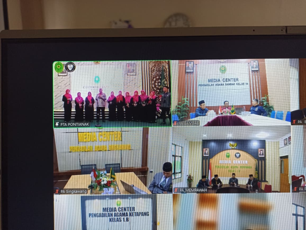 Pembinaan Ketua PTA Pontianak, Pelantikan Sekretaris PTA Pontianak, dan Purnabakti Panitera Pengganti PTA Pontianak yang Ditugaskan di PA Sambas